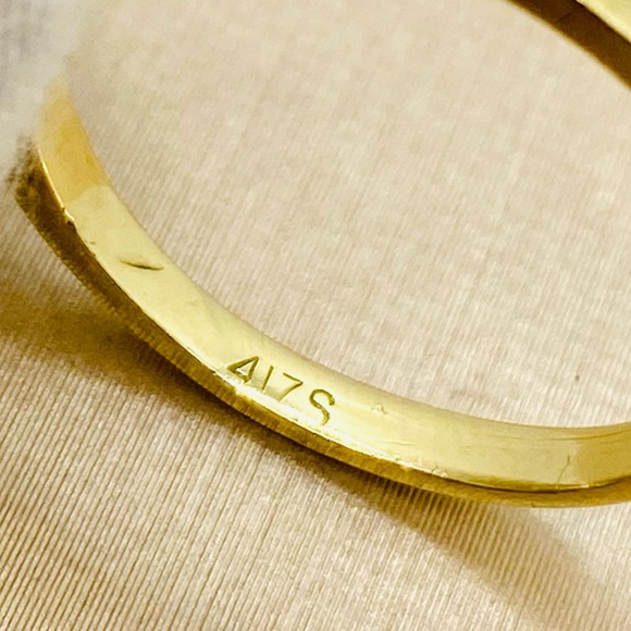 EUC Vintage 10k Yellow Gold Engagement Ring - Picture 13 of 15